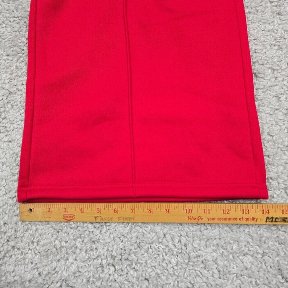 Missguided Sweatpants Womens Large Red Wide Leg Drawstring Pants Hip Hop - Picture 12 of 13
